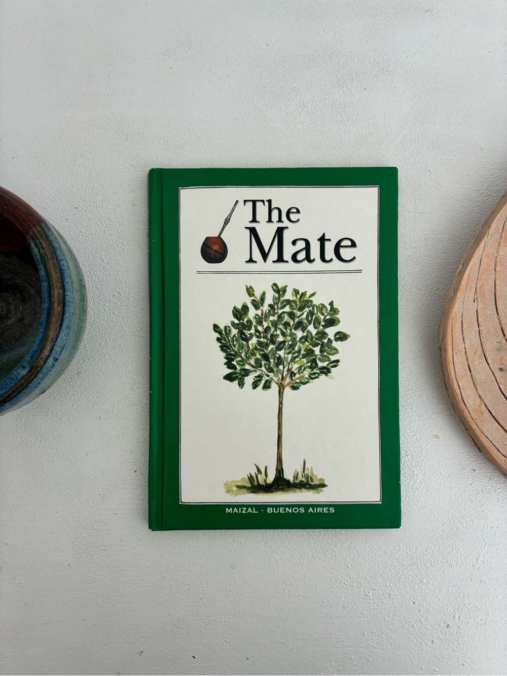 The Mate Small Hardcover Book — Green & Cream Cover